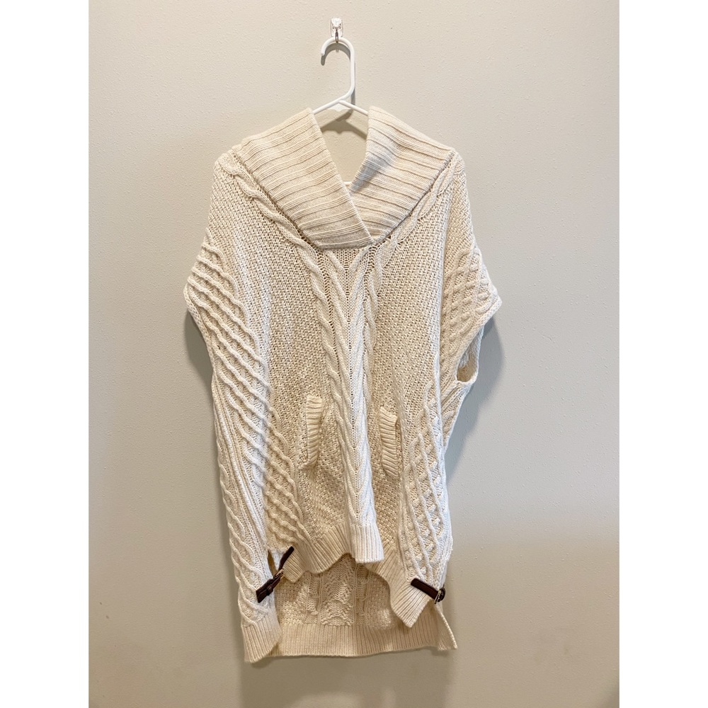 joan vass || Cashmere/Alpaca Cable Knit Sweater
